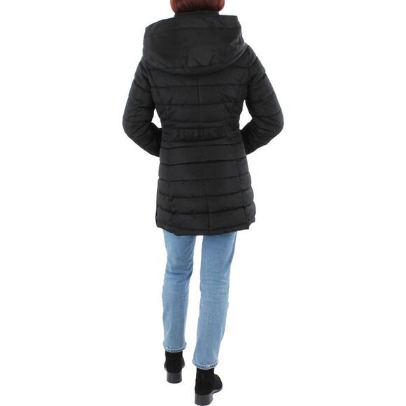 Laundry by Shelli Segal Quilted Mid-Length Puffer Coat with Bib Lining - Picture 2 of 3